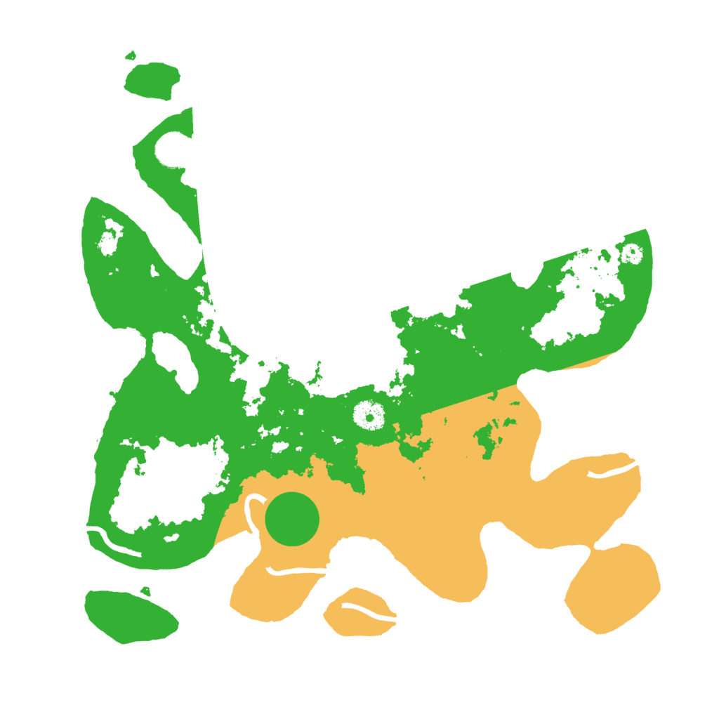 Biome Rust Map: Procedural Map, Size: 3500, Seed: 232123