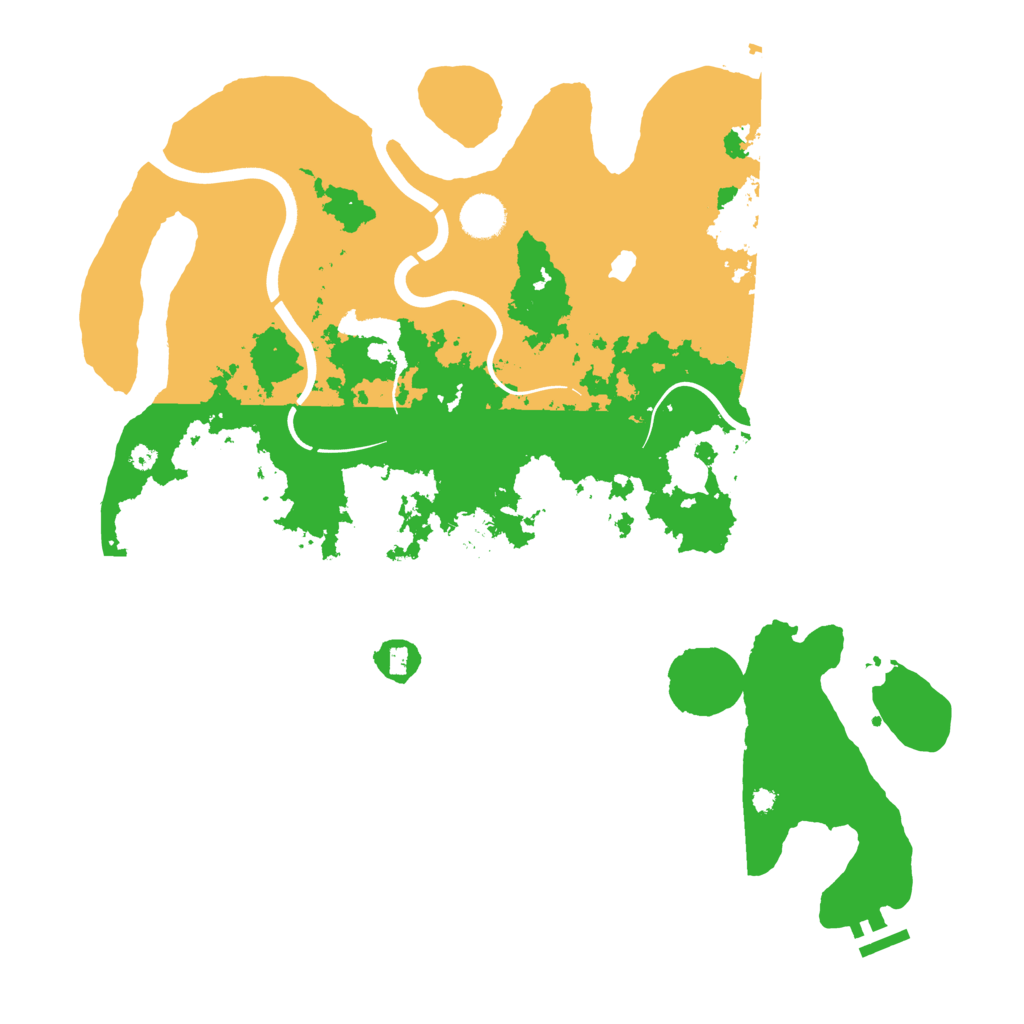 Biome Rust Map: Procedural Map, Size: 4000, Seed: 279538