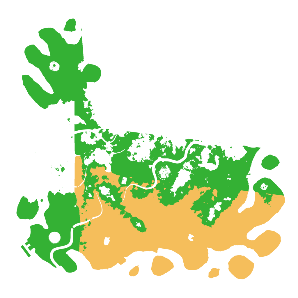 Biome Rust Map: Procedural Map, Size: 4500, Seed: 1234559