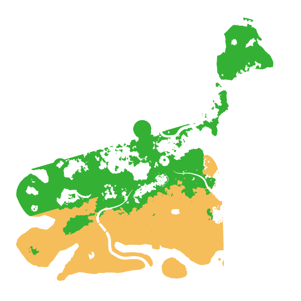 Biome Rust Map: Procedural Map, Size: 4500, Seed: 2634567