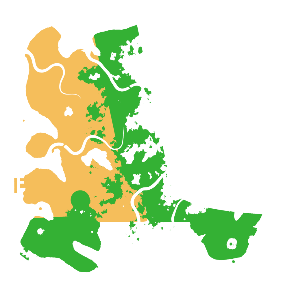 Biome Rust Map: Procedural Map, Size: 4100, Seed: 7654
