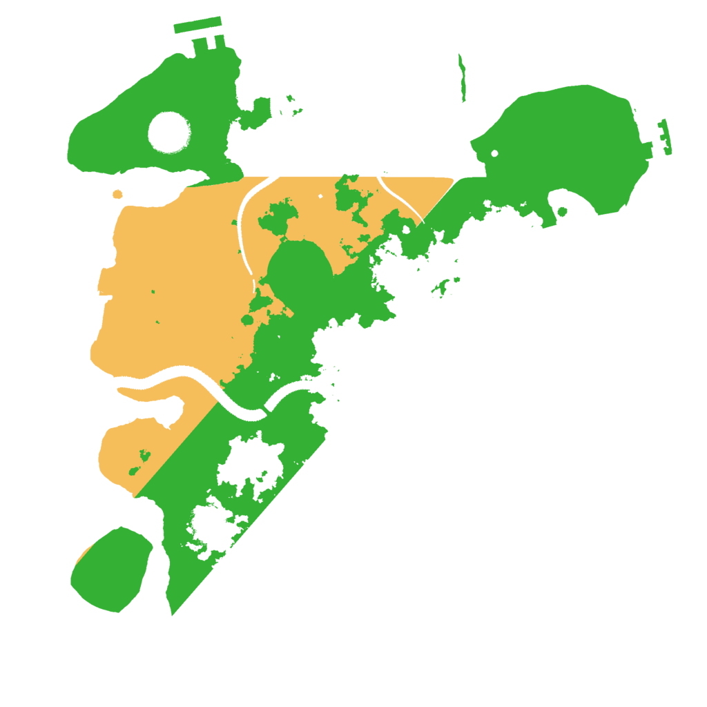 Biome Rust Map: Procedural Map, Size: 3000, Seed: 894105897