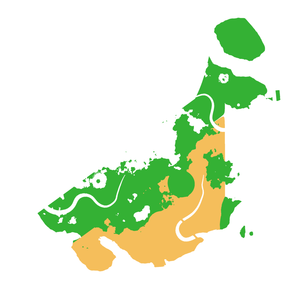 Biome Rust Map: Procedural Map, Size: 3000, Seed: 484049