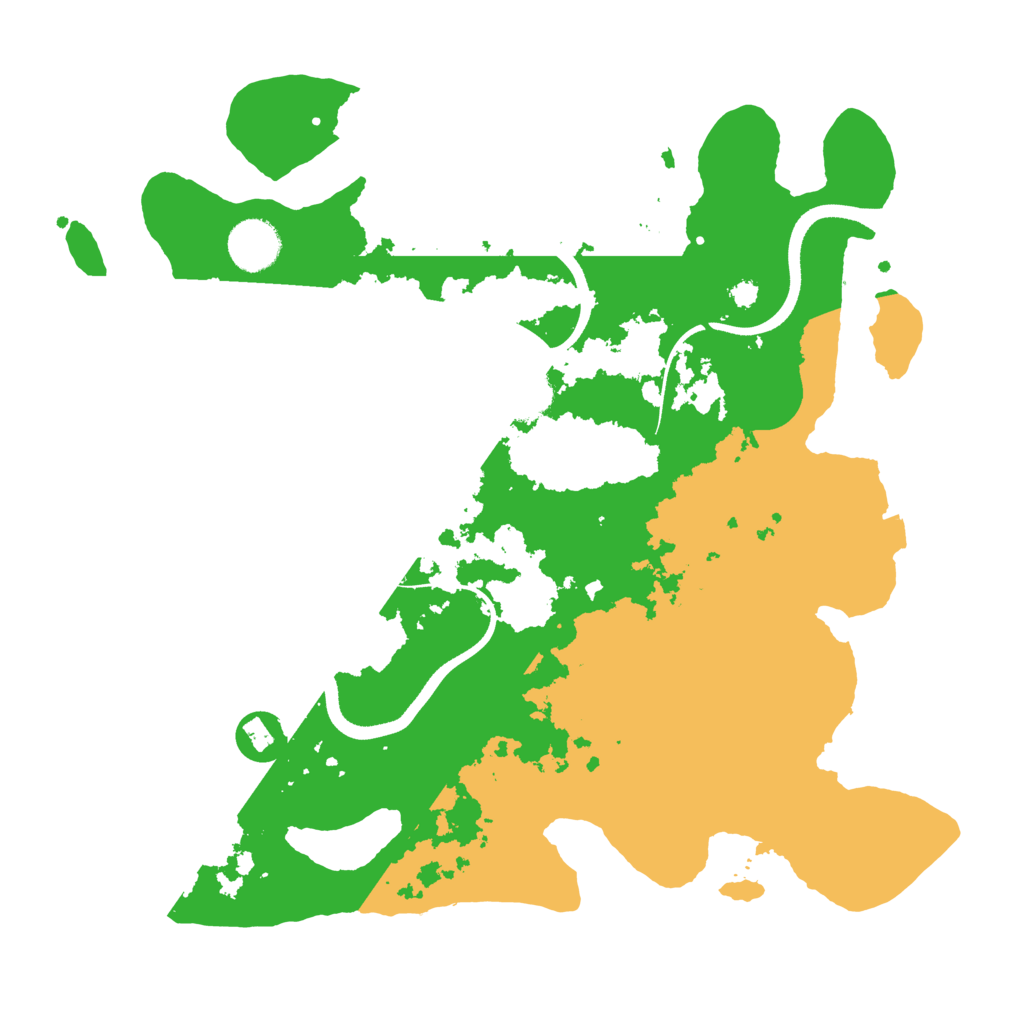 Biome Rust Map: Procedural Map, Size: 3500, Seed: 198