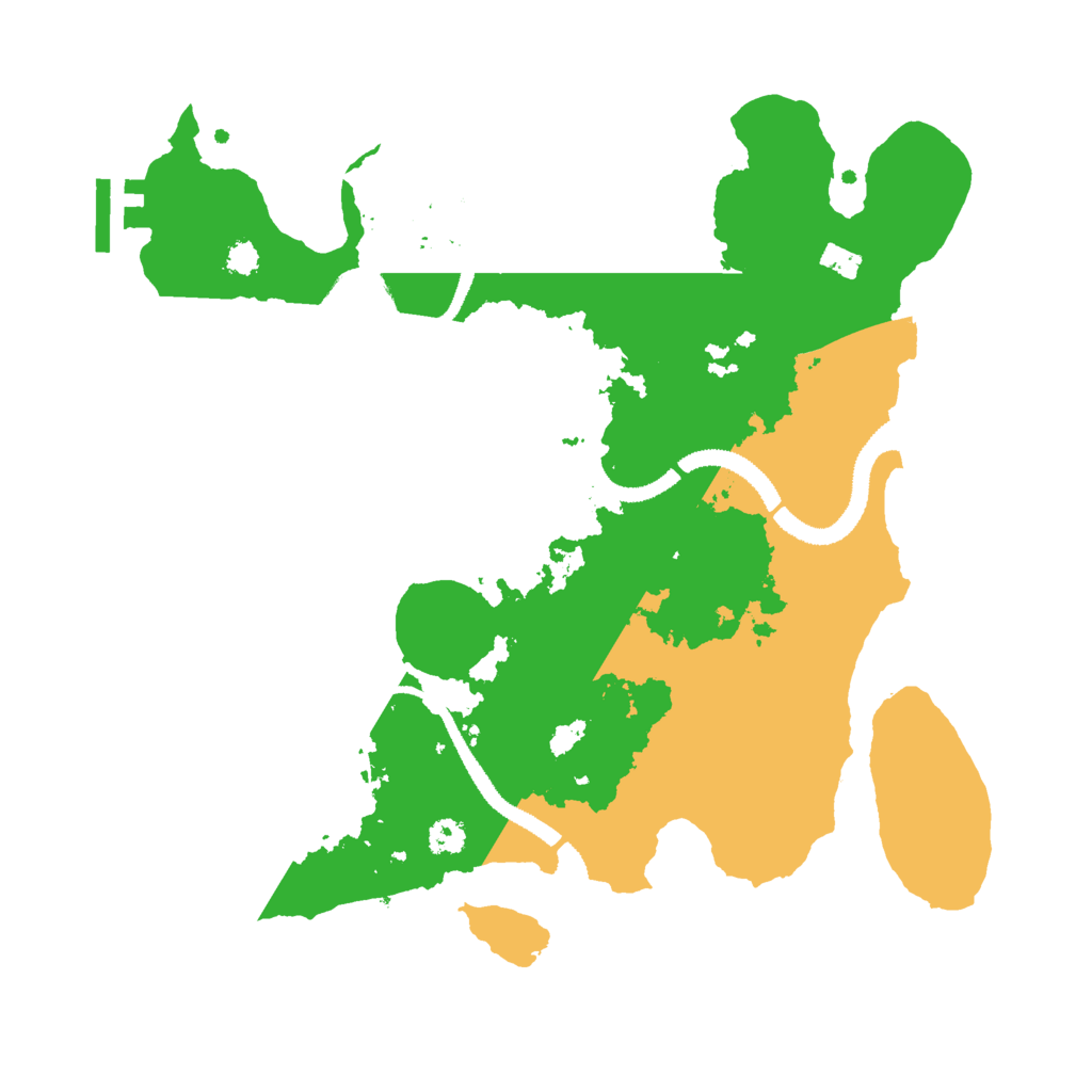 Biome Rust Map: Procedural Map, Size: 3000, Seed: 1800329033