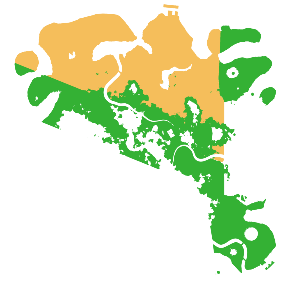 Biome Rust Map: Procedural Map, Size: 4000, Seed: 955033880