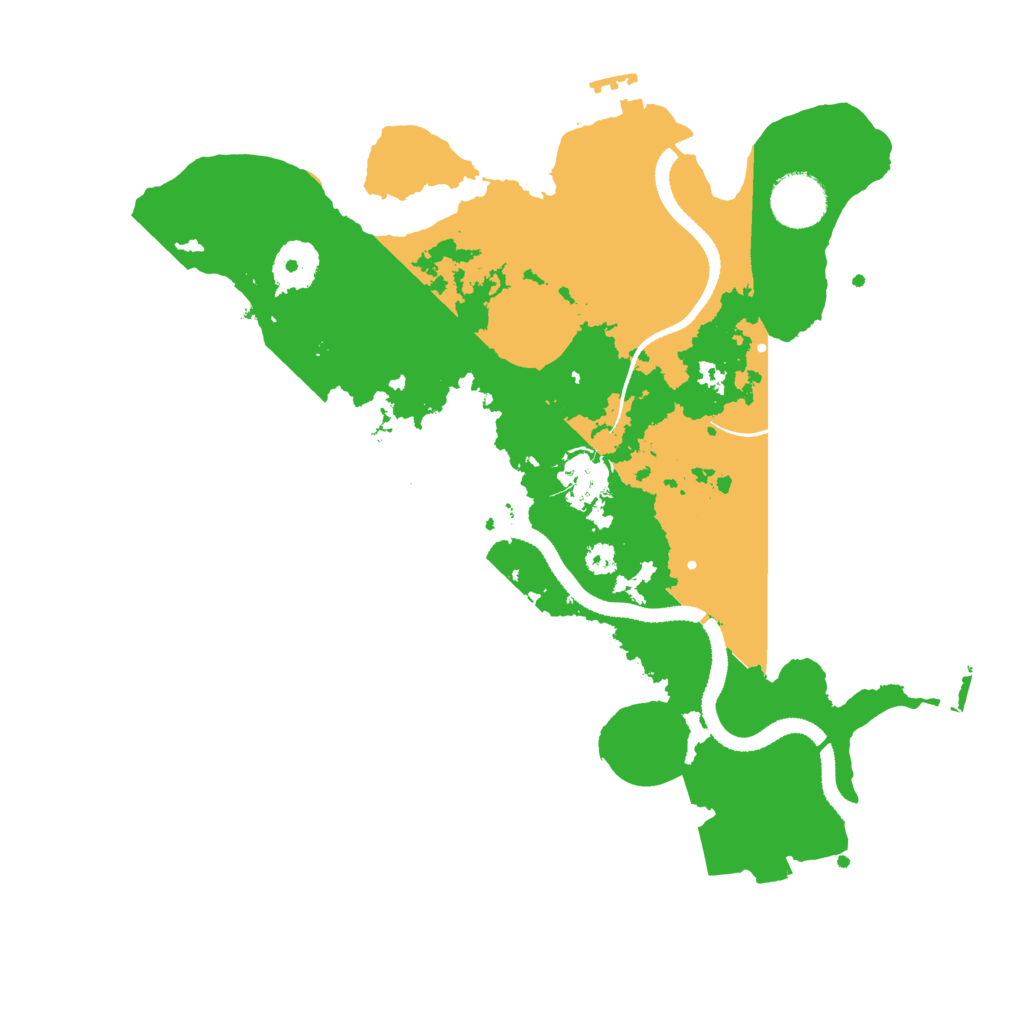 Biome Rust Map: Procedural Map, Size: 3250, Seed: 975