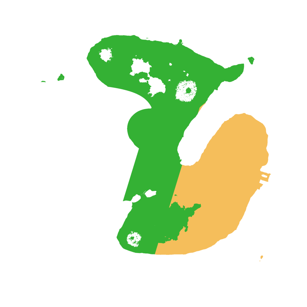 Biome Rust Map: Procedural Map, Size: 2200, Seed: 1254701117