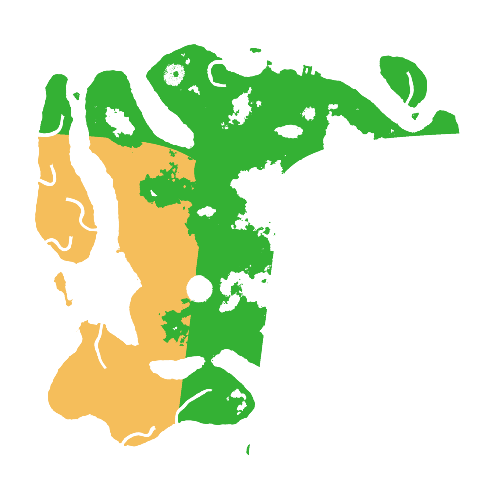 Biome Rust Map: Procedural Map, Size: 3500, Seed: 120448597