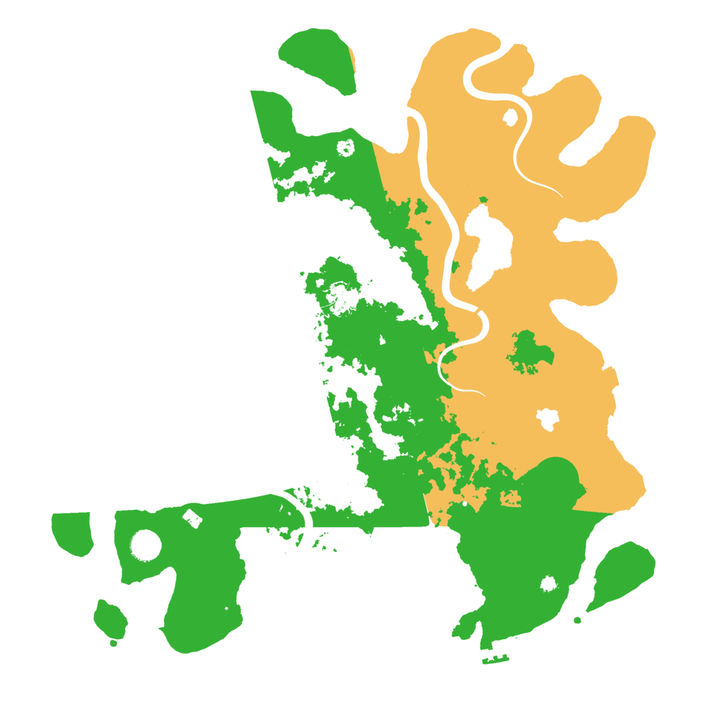 Biome Rust Map: Procedural Map, Size: 4000, Seed: 72905612