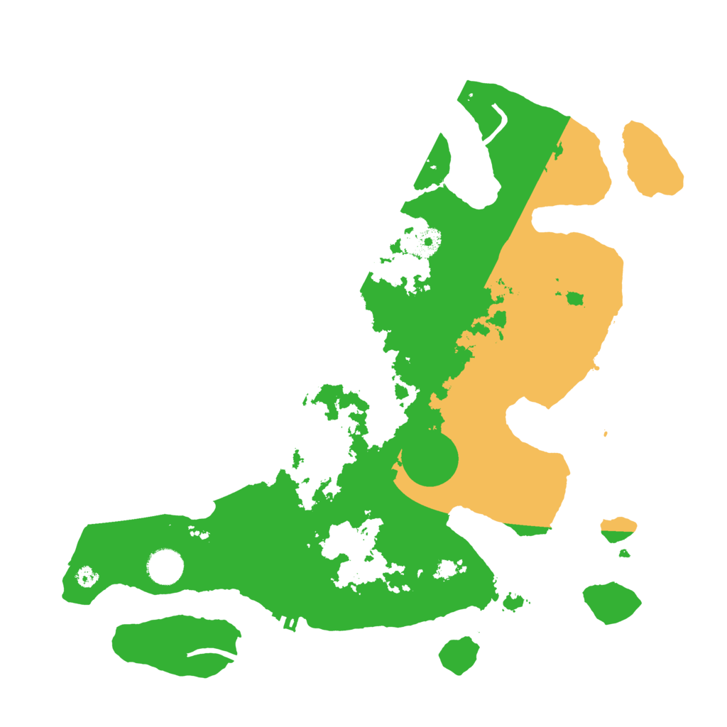 Biome Rust Map: Procedural Map, Size: 3550, Seed: 521520