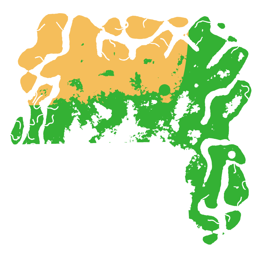 Biome Rust Map: Procedural Map, Size: 6000, Seed: 123497