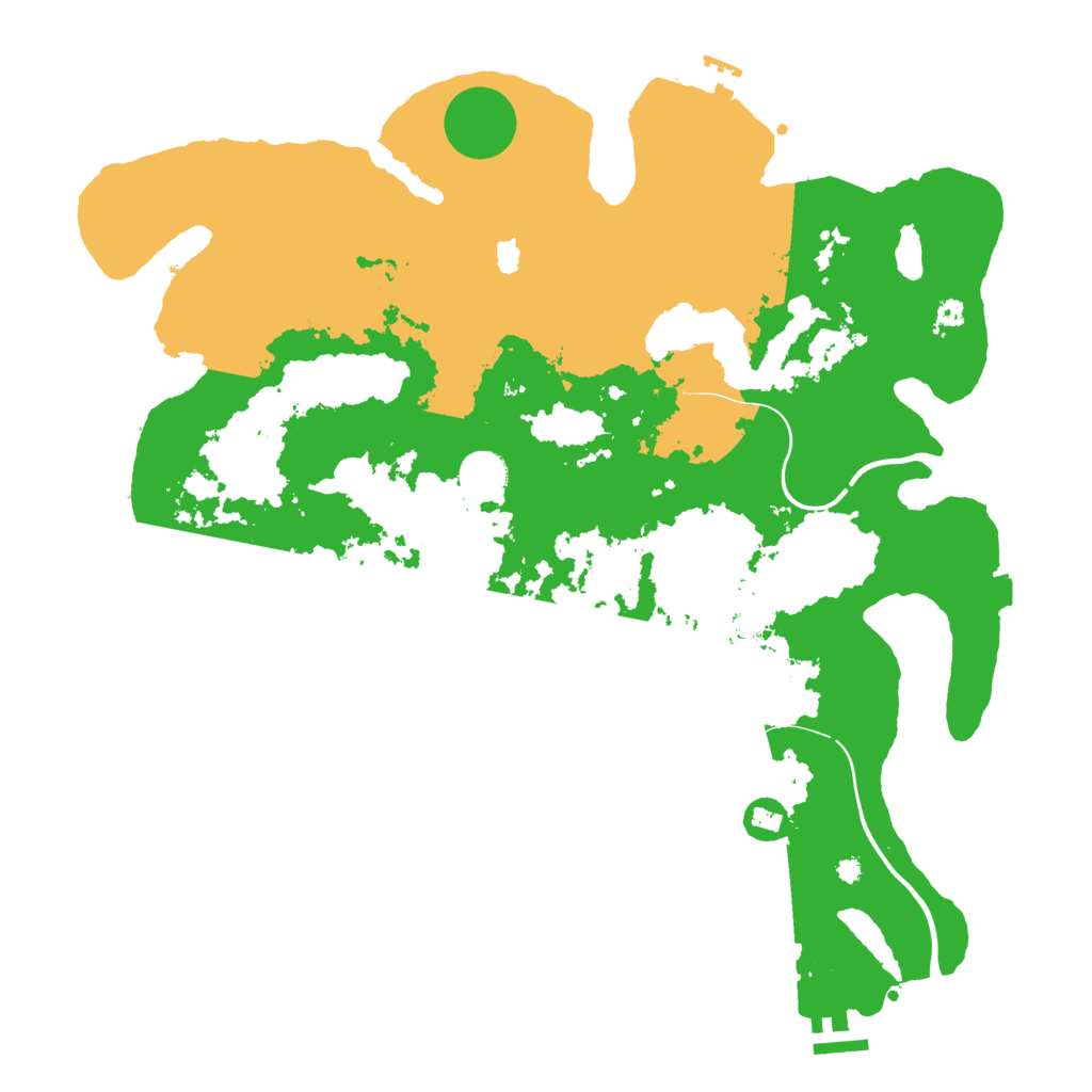 Biome Rust Map: Procedural Map, Size: 4000, Seed: 3058487