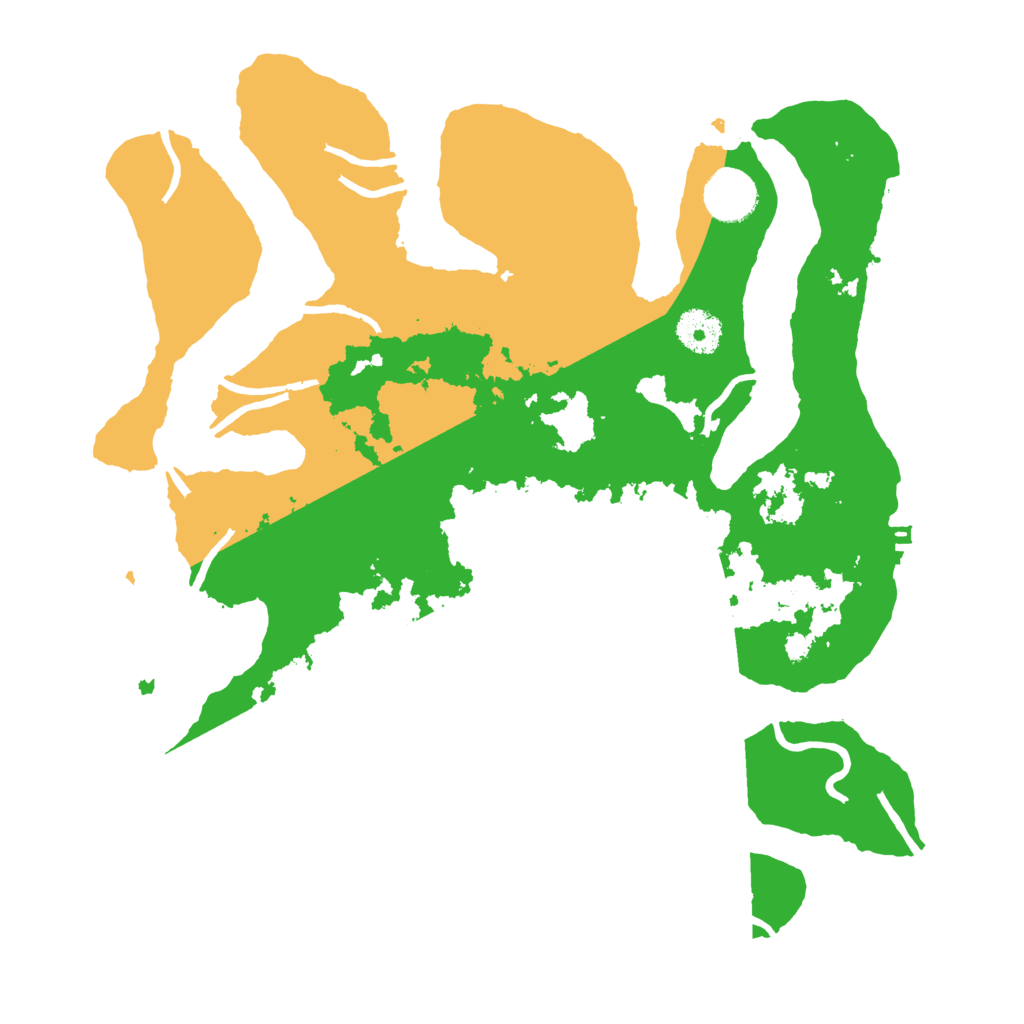 Biome Rust Map: Procedural Map, Size: 3500, Seed: 625414015