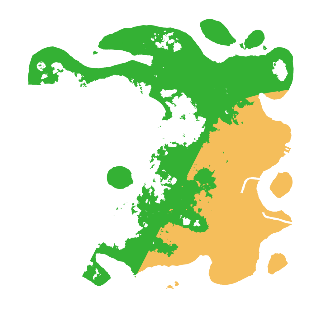 Biome Rust Map: Procedural Map, Size: 3700, Seed: 1464273210