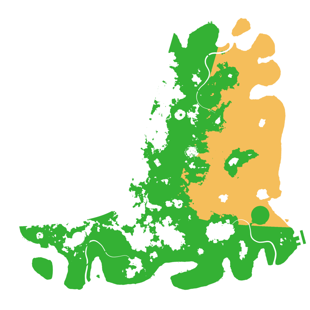 Biome Rust Map: Procedural Map, Size: 4500, Seed: 1413986209