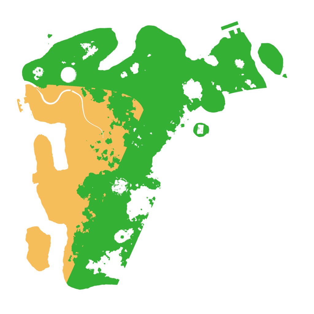 Biome Rust Map: Procedural Map, Size: 3600, Seed: 1773276178