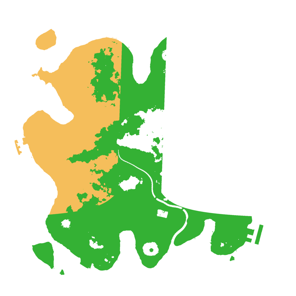 Biome Rust Map: Procedural Map, Size: 3000, Seed: 507147