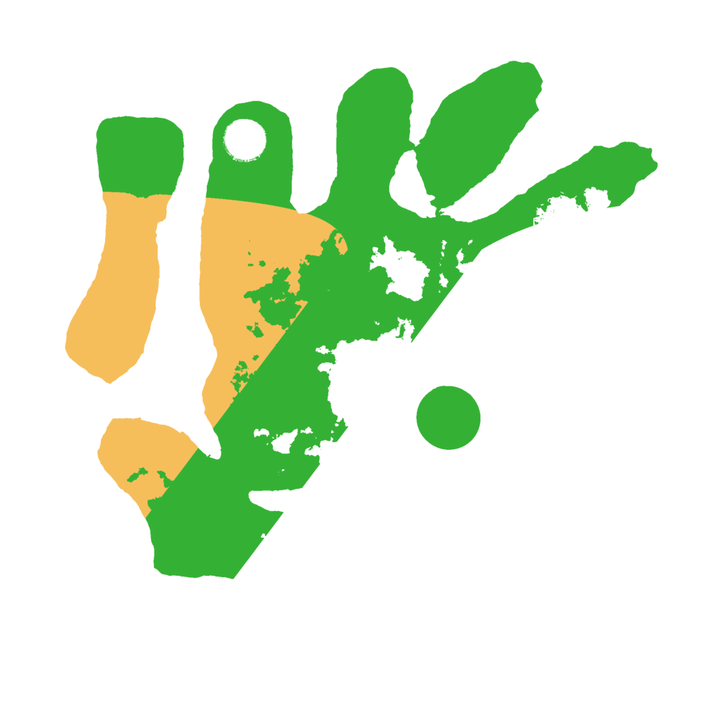 Biome Rust Map: Barren, Size: 3000, Seed: 1949101602