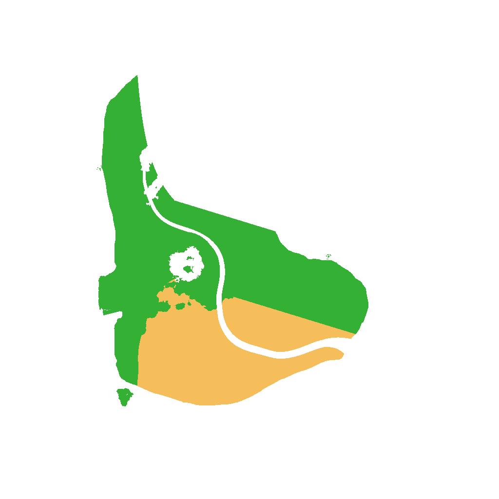 Biome Rust Map: Procedural Map, Size: 1500, Seed: 2121