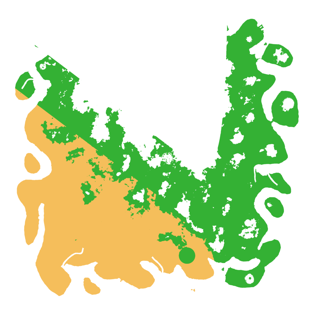 Biome Rust Map: Procedural Map, Size: 5000, Seed: 50725