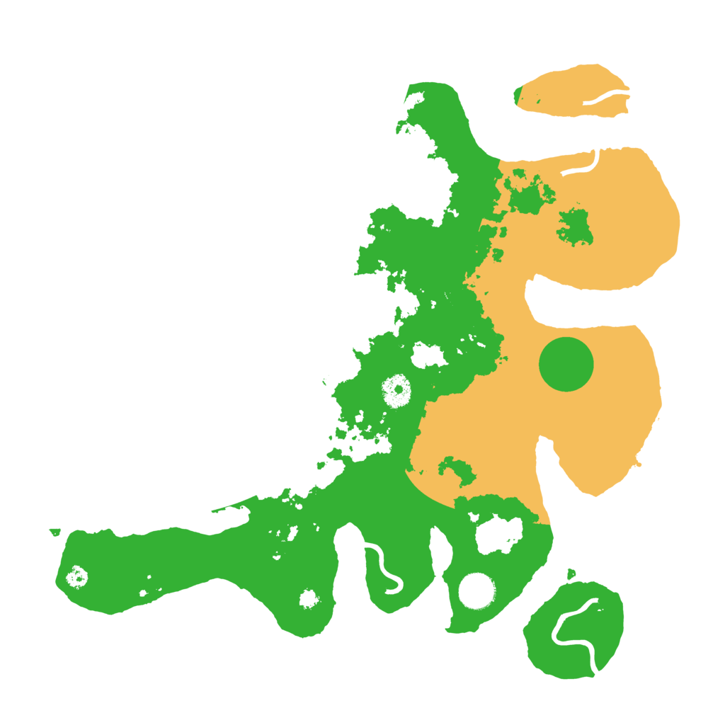 Biome Rust Map: Procedural Map, Size: 3500, Seed: 80653398