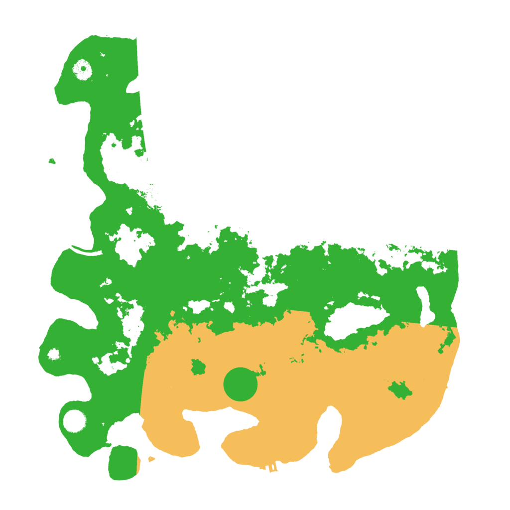 Biome Rust Map: Procedural Map, Size: 3950, Seed: 680309266