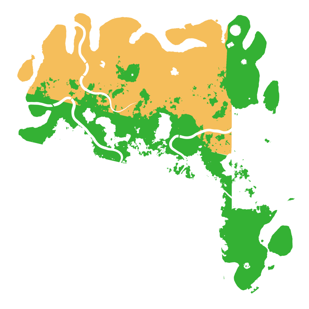 Biome Rust Map: Procedural Map, Size: 5000, Seed: 463662419
