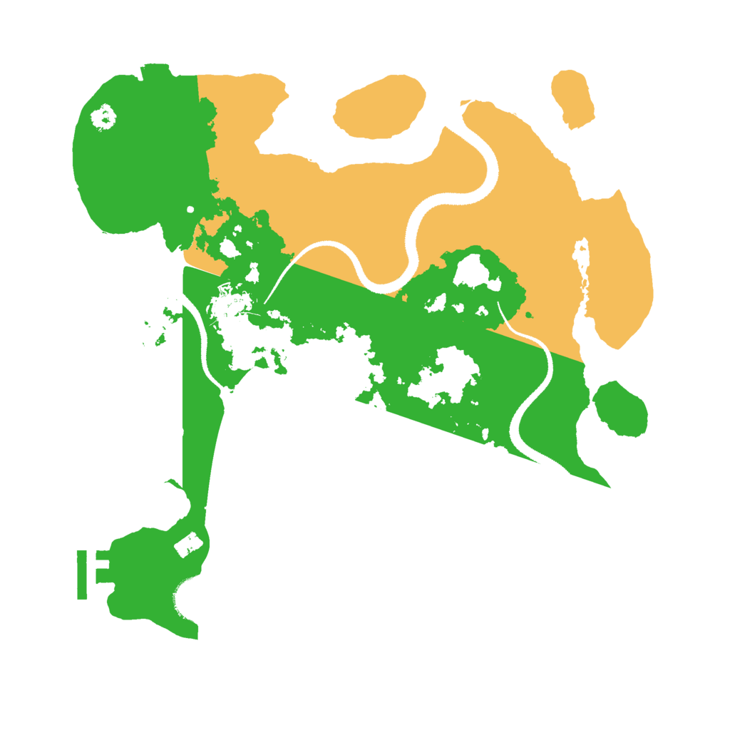 Biome Rust Map: Procedural Map, Size: 3000, Seed: 1325701093