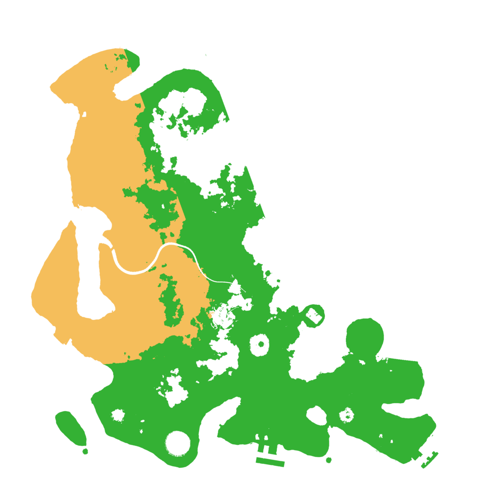 Biome Rust Map: Procedural Map, Size: 3550, Seed: 435926