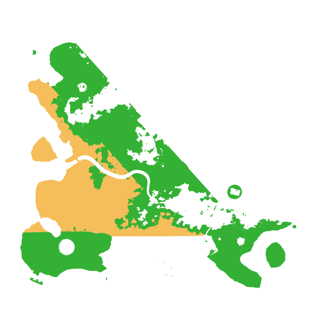 Biome Rust Map: Procedural Map, Size: 3500, Seed: 867720806