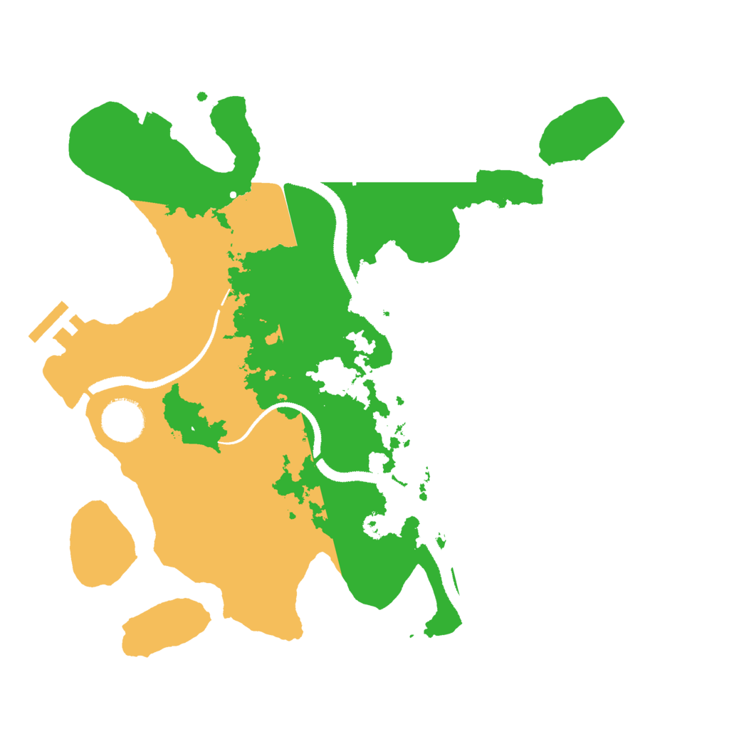 Biome Rust Map: Procedural Map, Size: 3000, Seed: 509820367