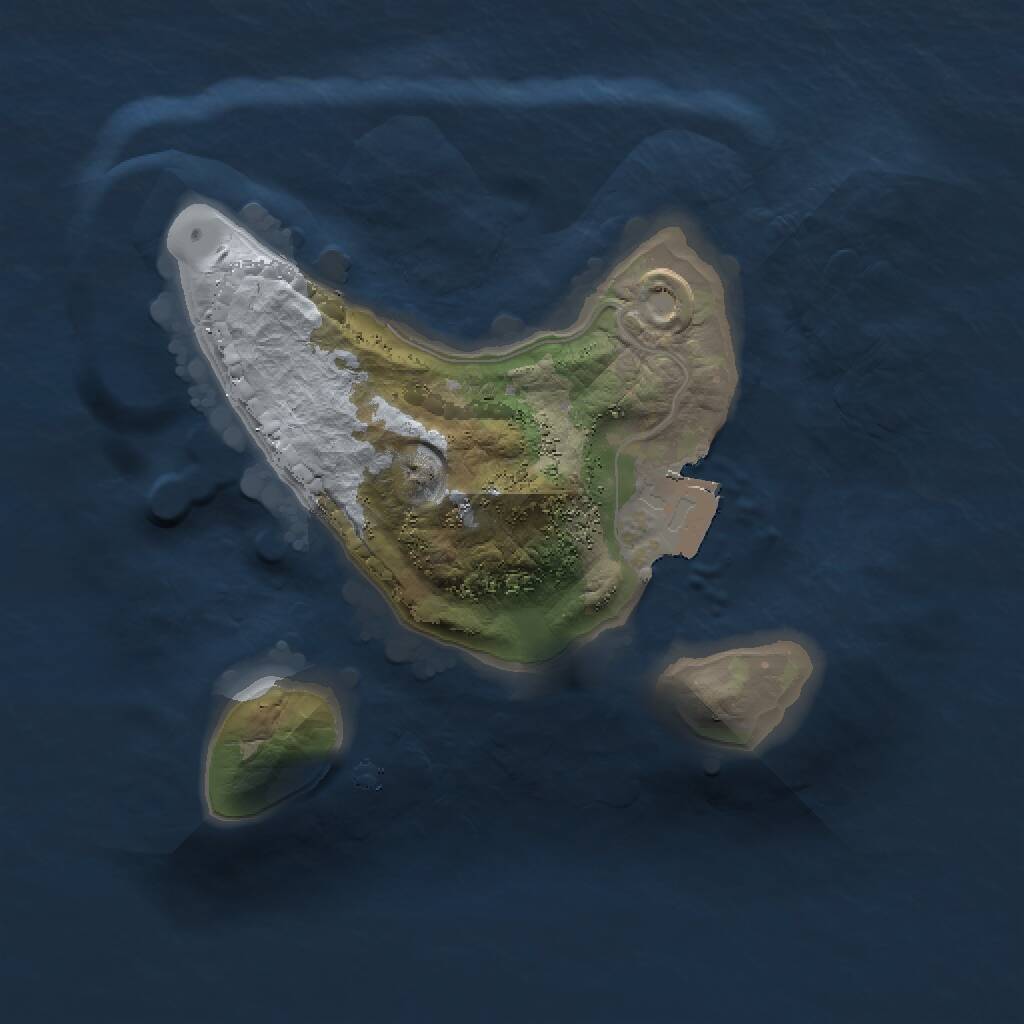 Rust Map: Procedural Map, Size: 1500, Seed: 2137, 1 Monuments