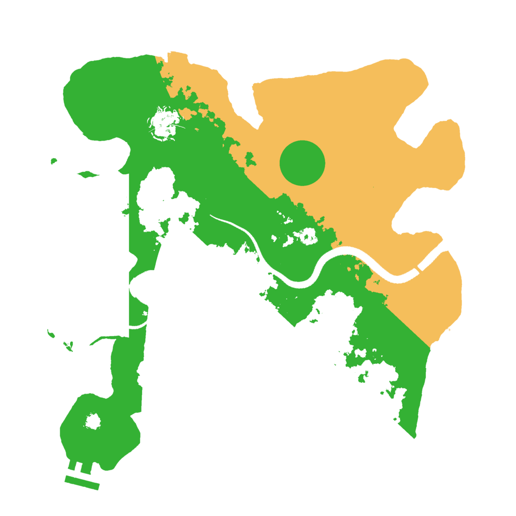 Biome Rust Map: Procedural Map, Size: 3000, Seed: 419167