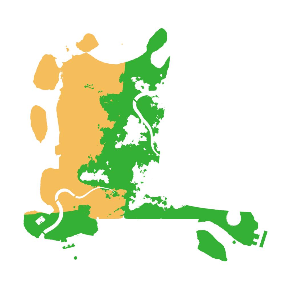 Biome Rust Map: Procedural Map, Size: 3500, Seed: 1397343099