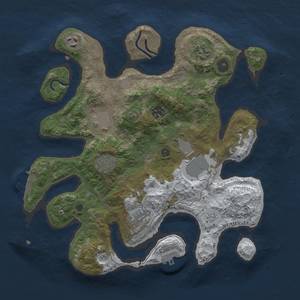 Thumbnail Rust Map: Procedural Map, Size: 3500, Seed: 13, 16 Monuments