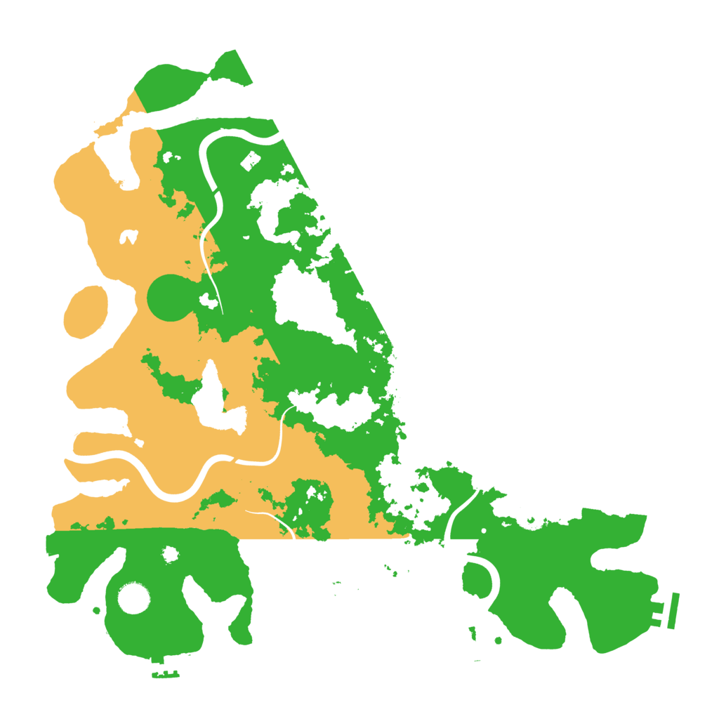 Biome Rust Map: Procedural Map, Size: 4000, Seed: 320090916