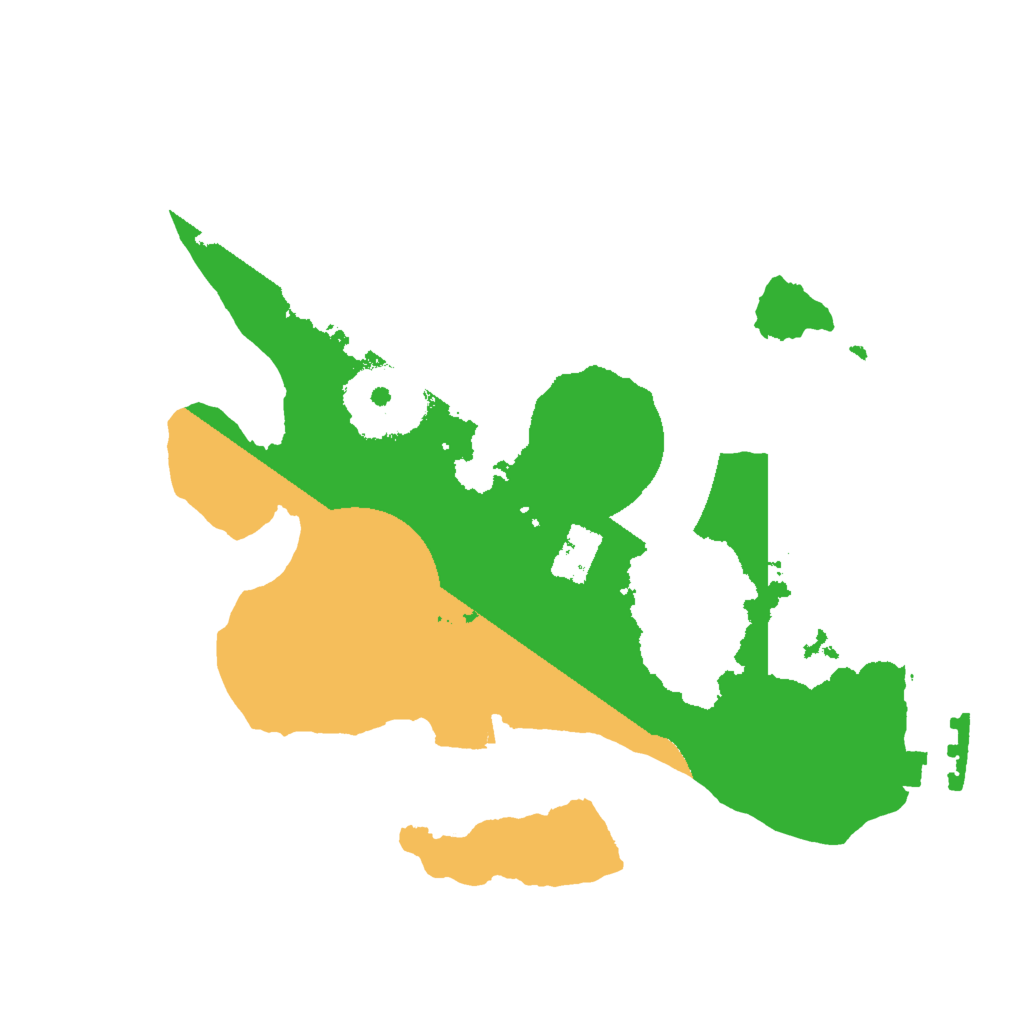 Biome Rust Map: Procedural Map, Size: 2000, Seed: 23324324