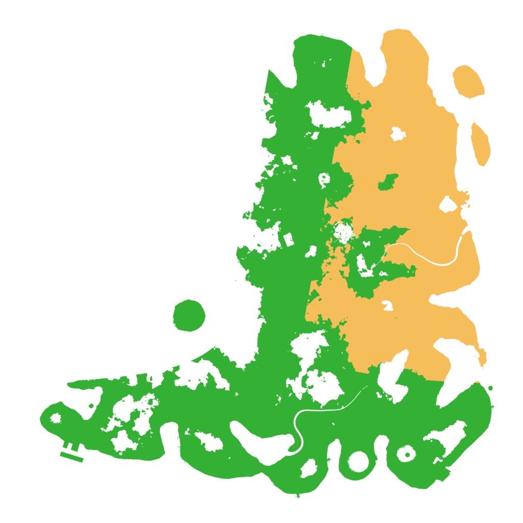 Biome Rust Map: Procedural Map, Size: 4500, Seed: 21315820