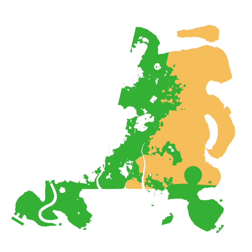 Biome Rust Map: Procedural Map, Size: 3750, Seed: 3466775