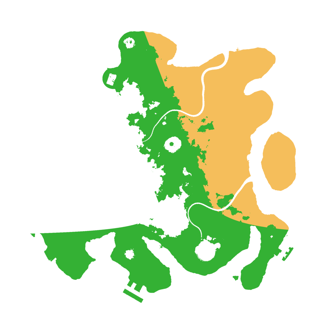 Biome Rust Map: Procedural Map, Size: 3000, Seed: 739329