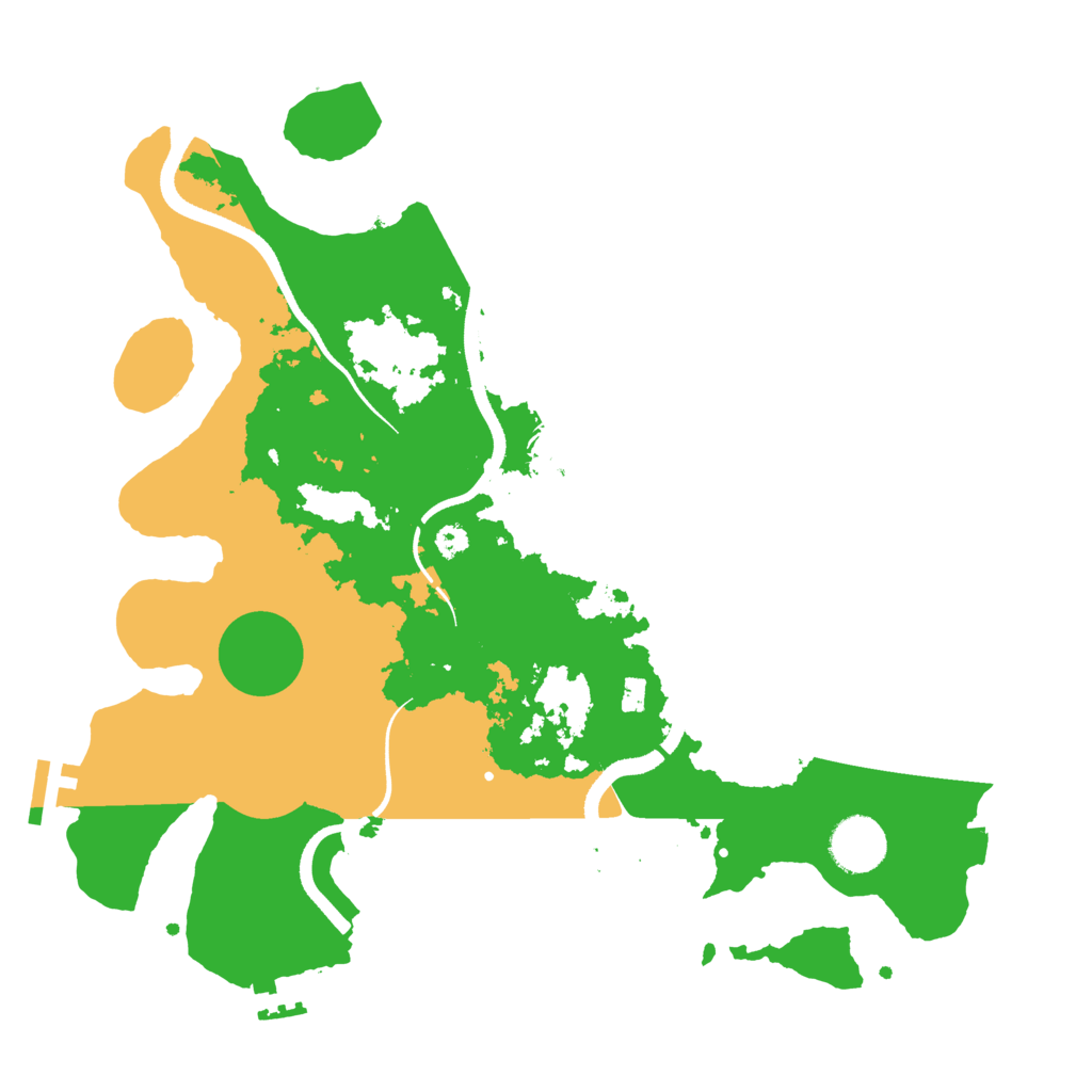 Biome Rust Map: Procedural Map, Size: 3400, Seed: 320090916