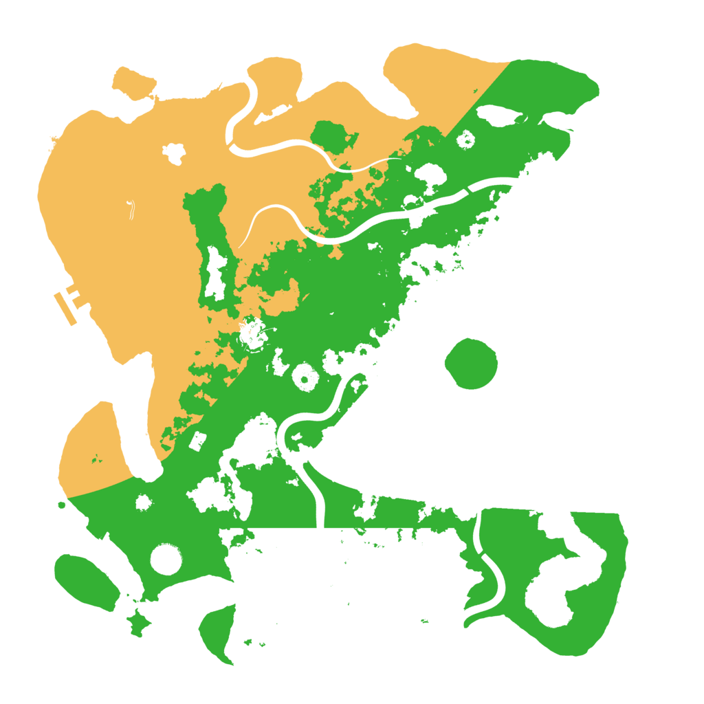 Biome Rust Map: Procedural Map, Size: 4000, Seed: 232152