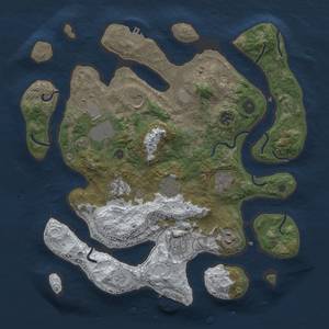 Thumbnail Rust Map: Procedural Map, Size: 3700, Seed: 6738, 17 Monuments