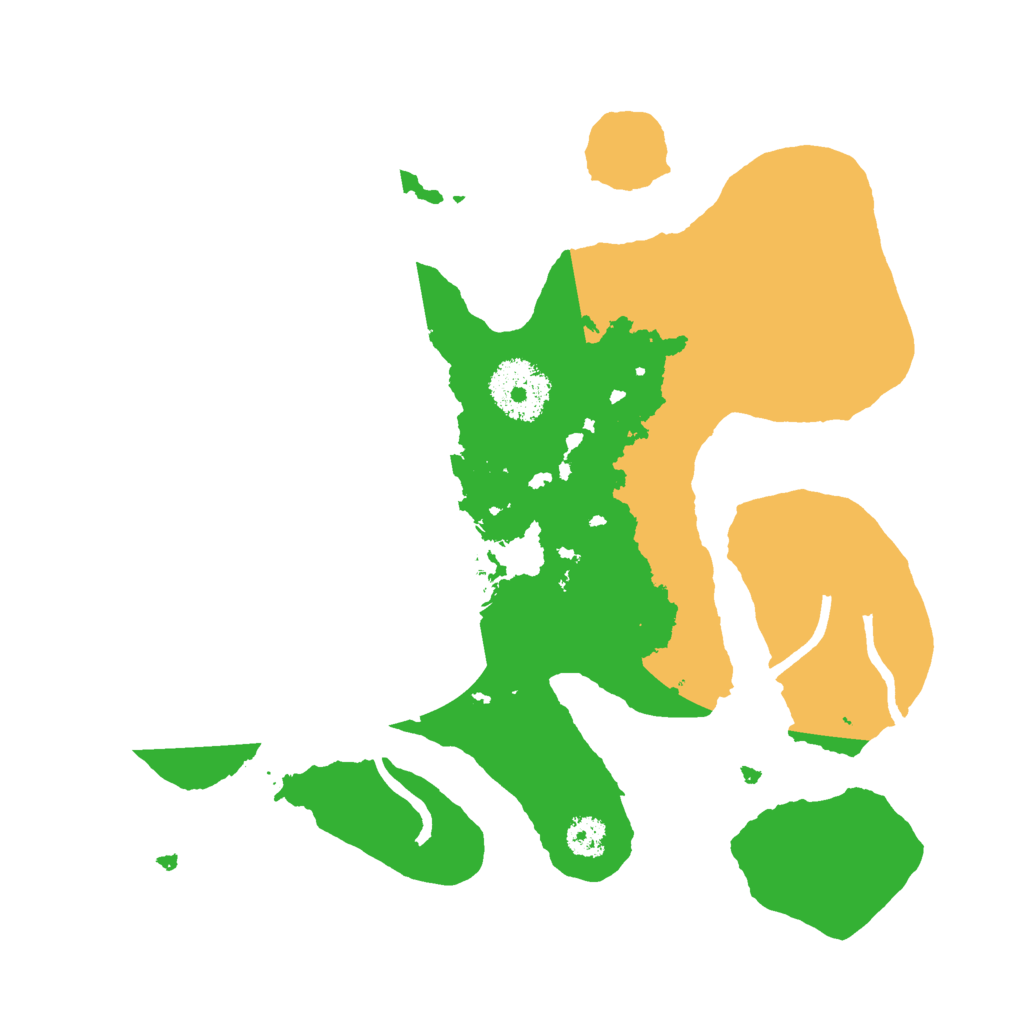 Biome Rust Map: Procedural Map, Size: 2600, Seed: 93614