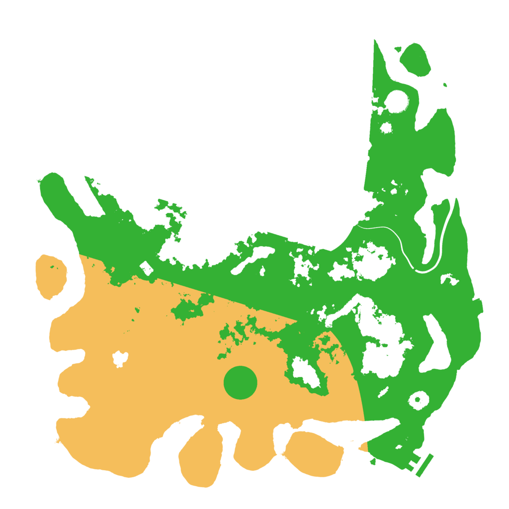 Biome Rust Map: Procedural Map, Size: 4000, Seed: 34645756