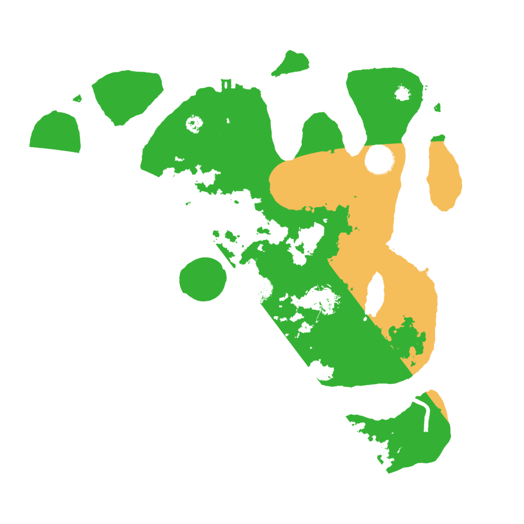 Biome Rust Map: Procedural Map, Size: 3200, Seed: 2147483646