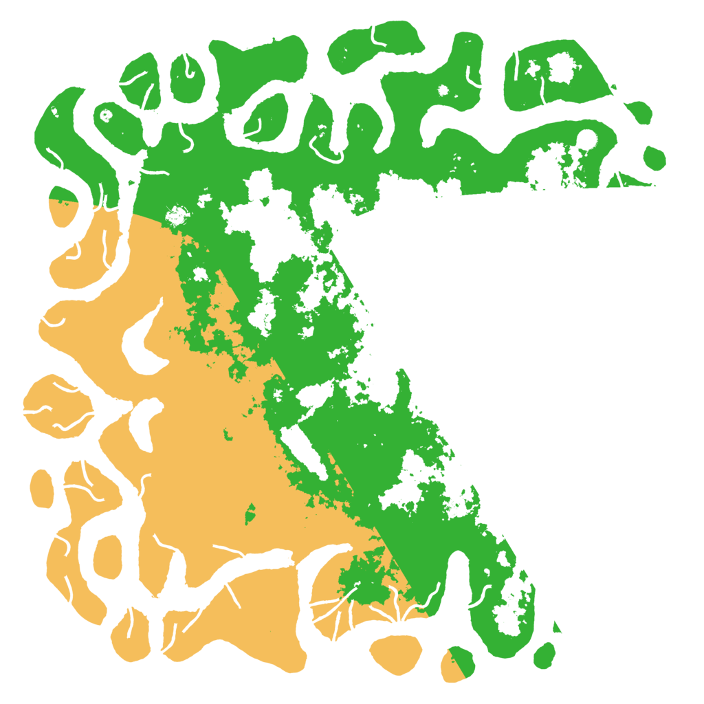 Biome Rust Map: Procedural Map, Size: 6000, Seed: 5123469