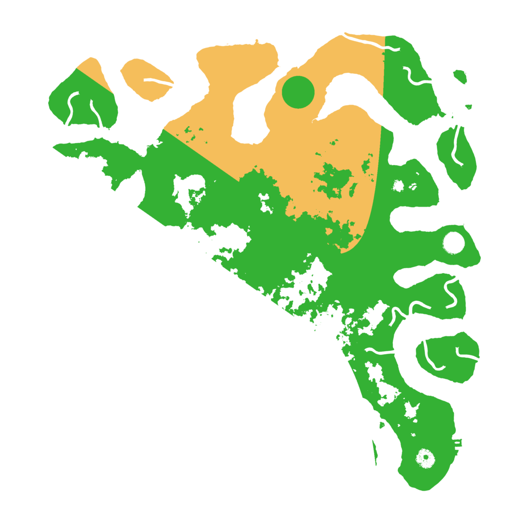 Biome Rust Map: Procedural Map, Size: 4250, Seed: 8734