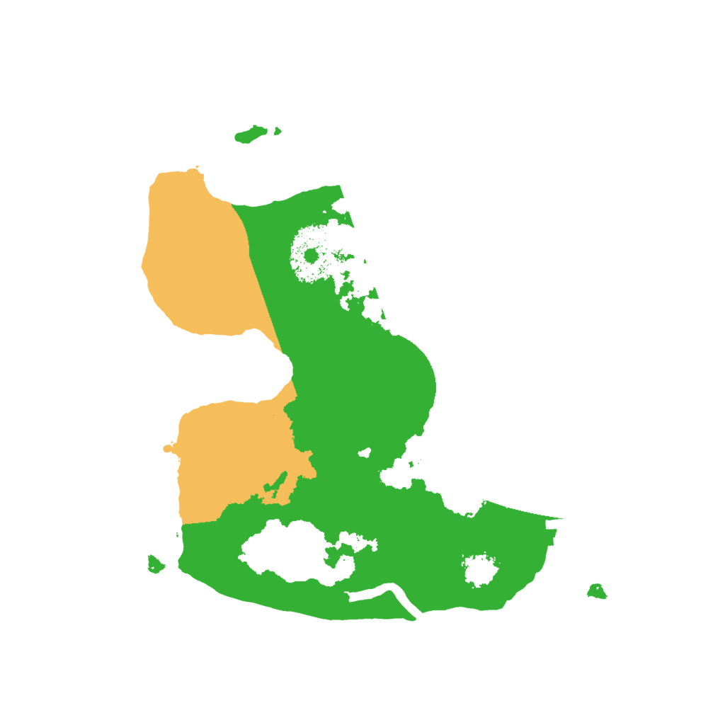 Biome Rust Map: Procedural Map, Size: 2000, Seed: 1996